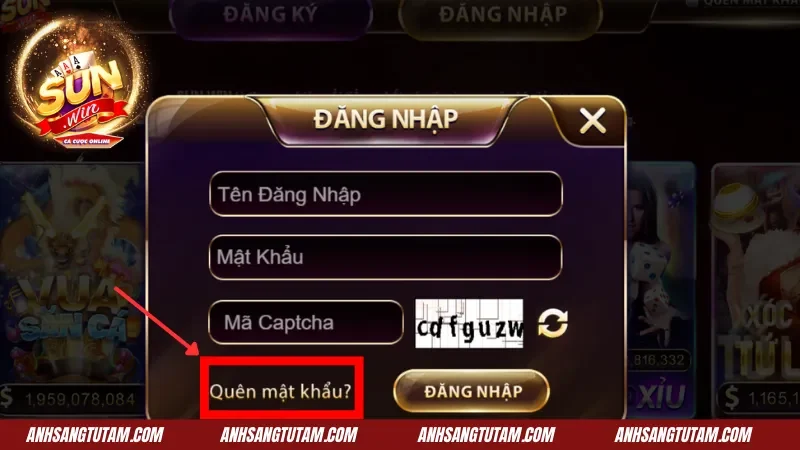 Hướng Dẫn Đăng Nhập Sunwin Trải Nghiệm Cá Cược Đỉnh Cao Nhất 5 Khôi phục mật khẩu đã mất khi đăng nhập Sunwin