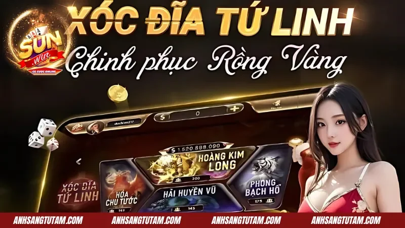 Xóc Đĩa Tứ Linh Sunwin – Chơi Nhanh, Thắng Dễ, Rút Tiền Siêu Tốc 5 Mẹo chơi xóc đĩa tứ linh bách chiến bách thắng